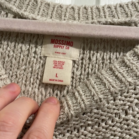 Beige T-shirt sweater - Picture 2 of 3